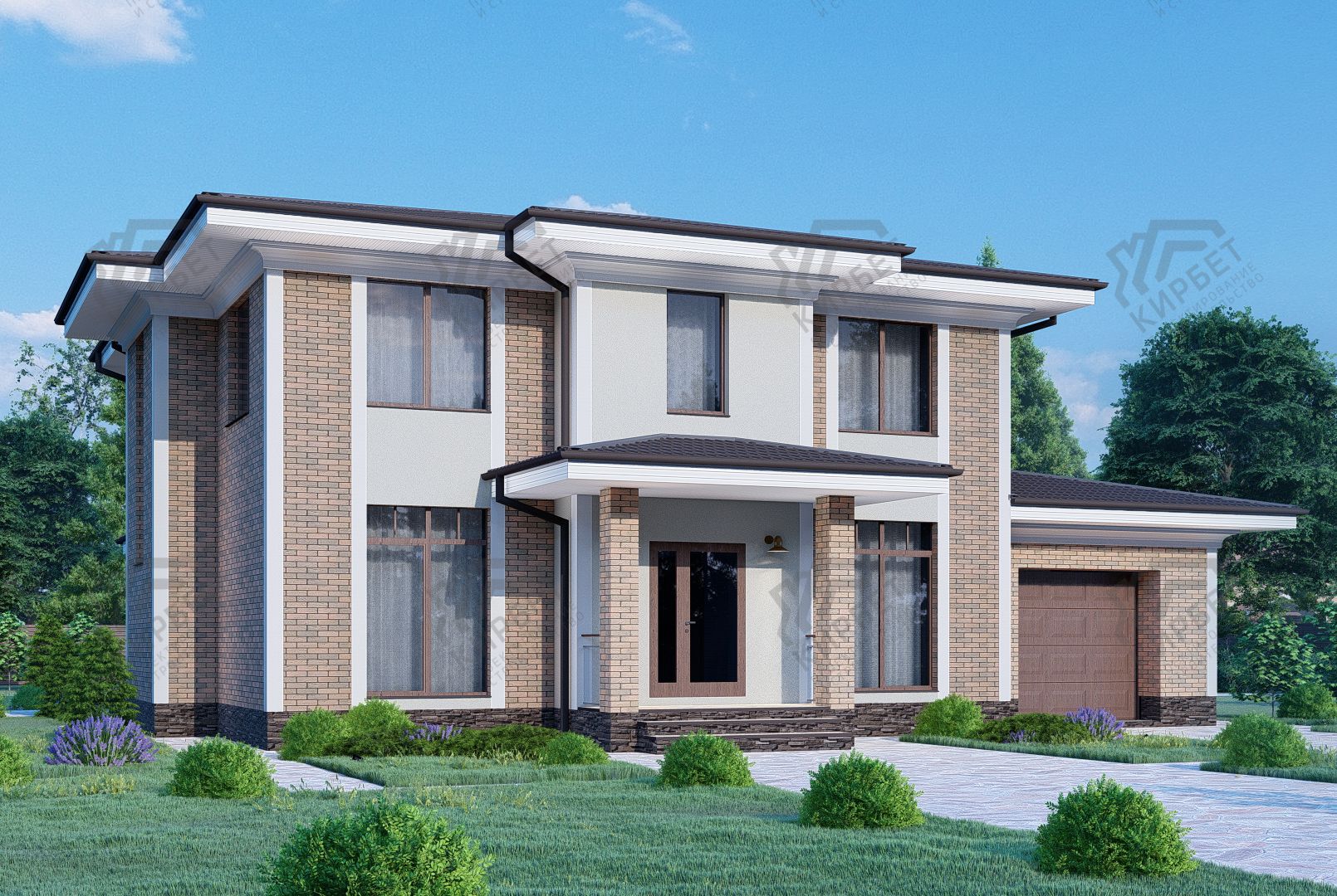 Проект дома из газоблоков 17х18 ГББ-281: цена 11691000 руб.