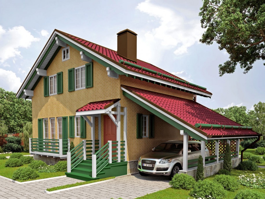 Дома из керамических блоков Шале XL под ключ