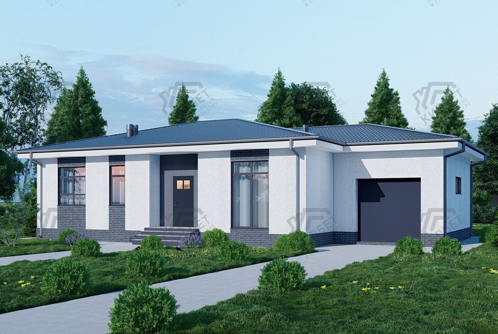 Проект дома из газоблоков 17х11 ГББ-145: цена 8156000 руб.