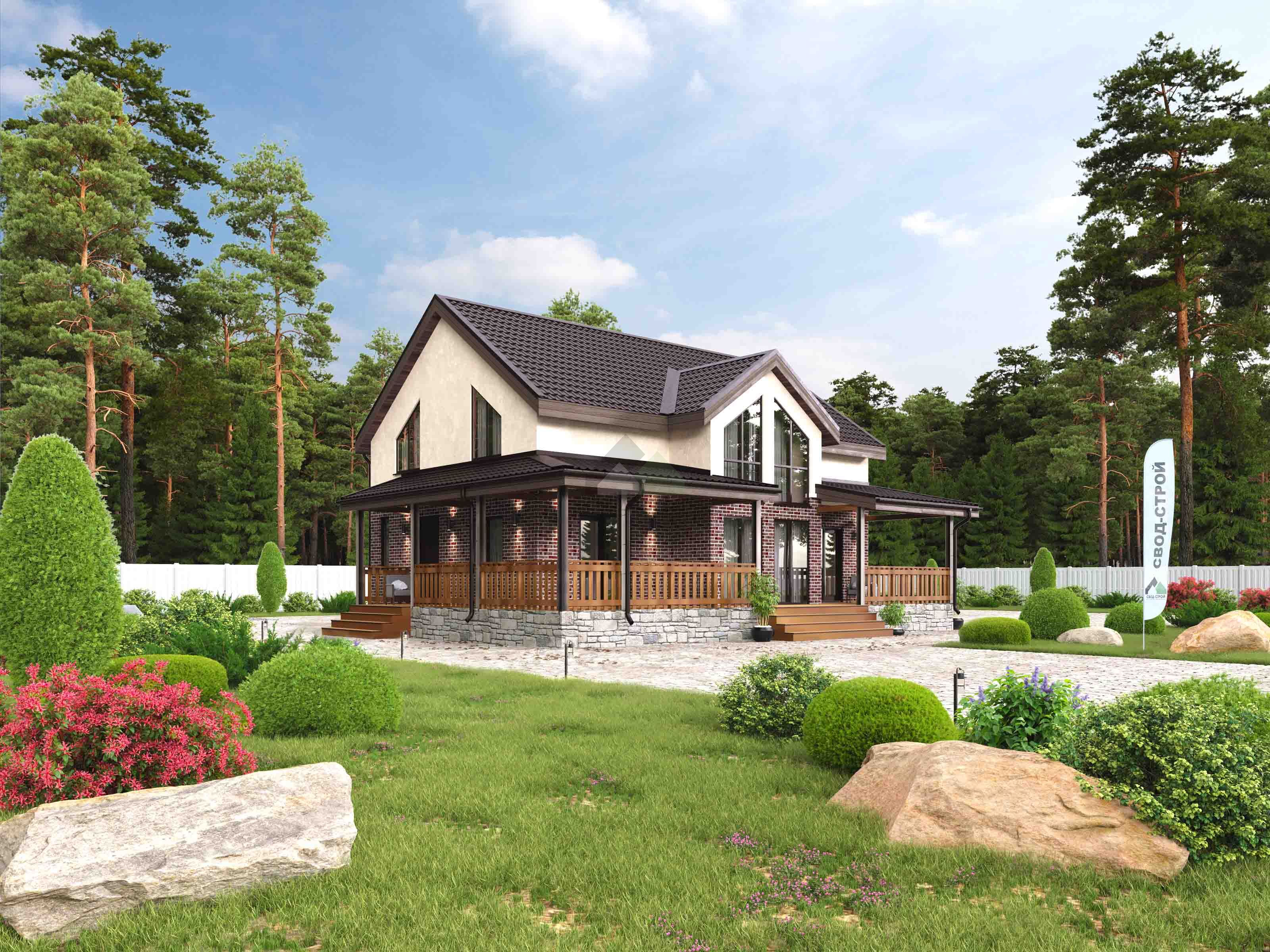 Кирпичный дом С-248 К «Бета»