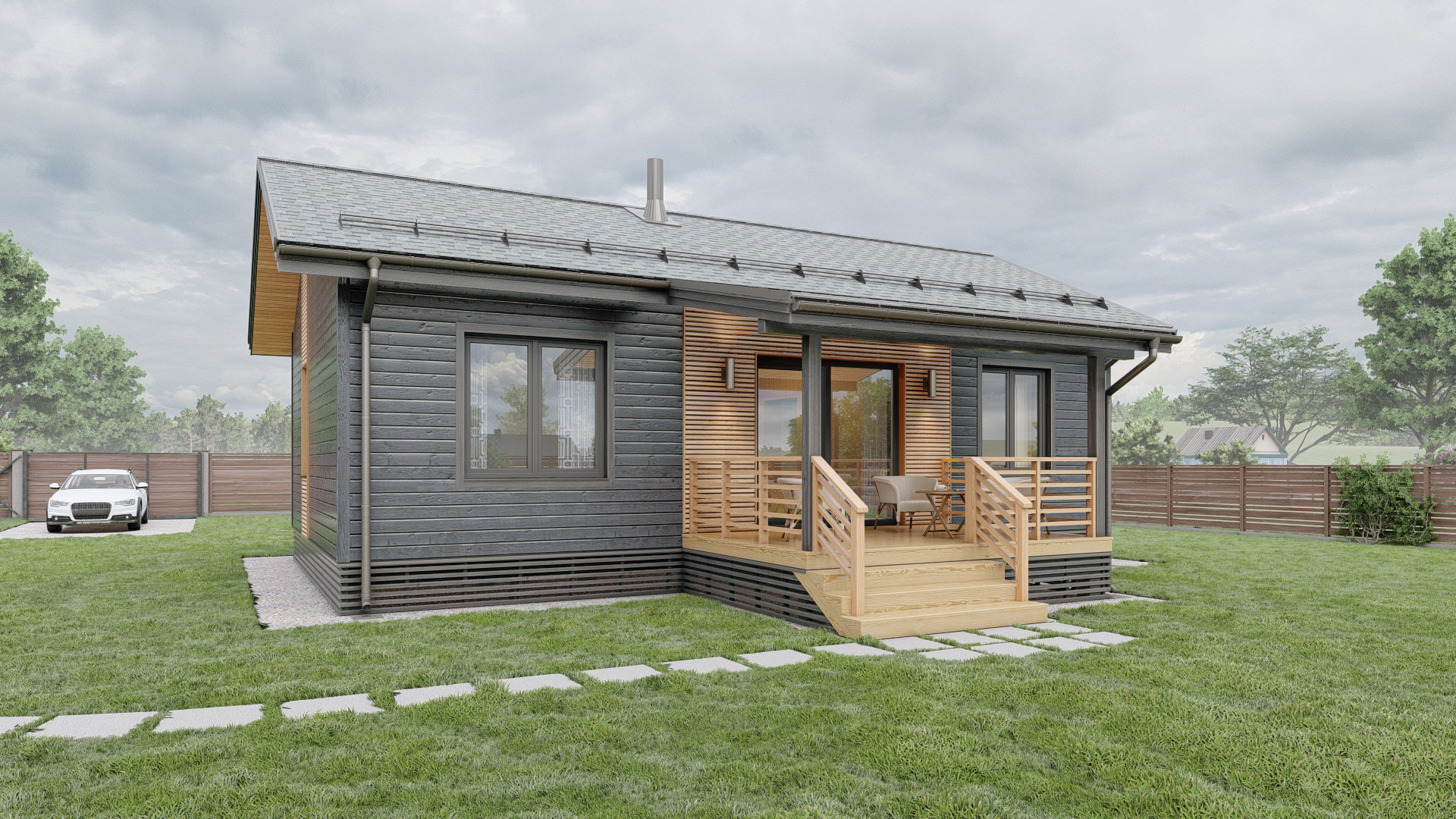 Дом каркасный "Анкор"