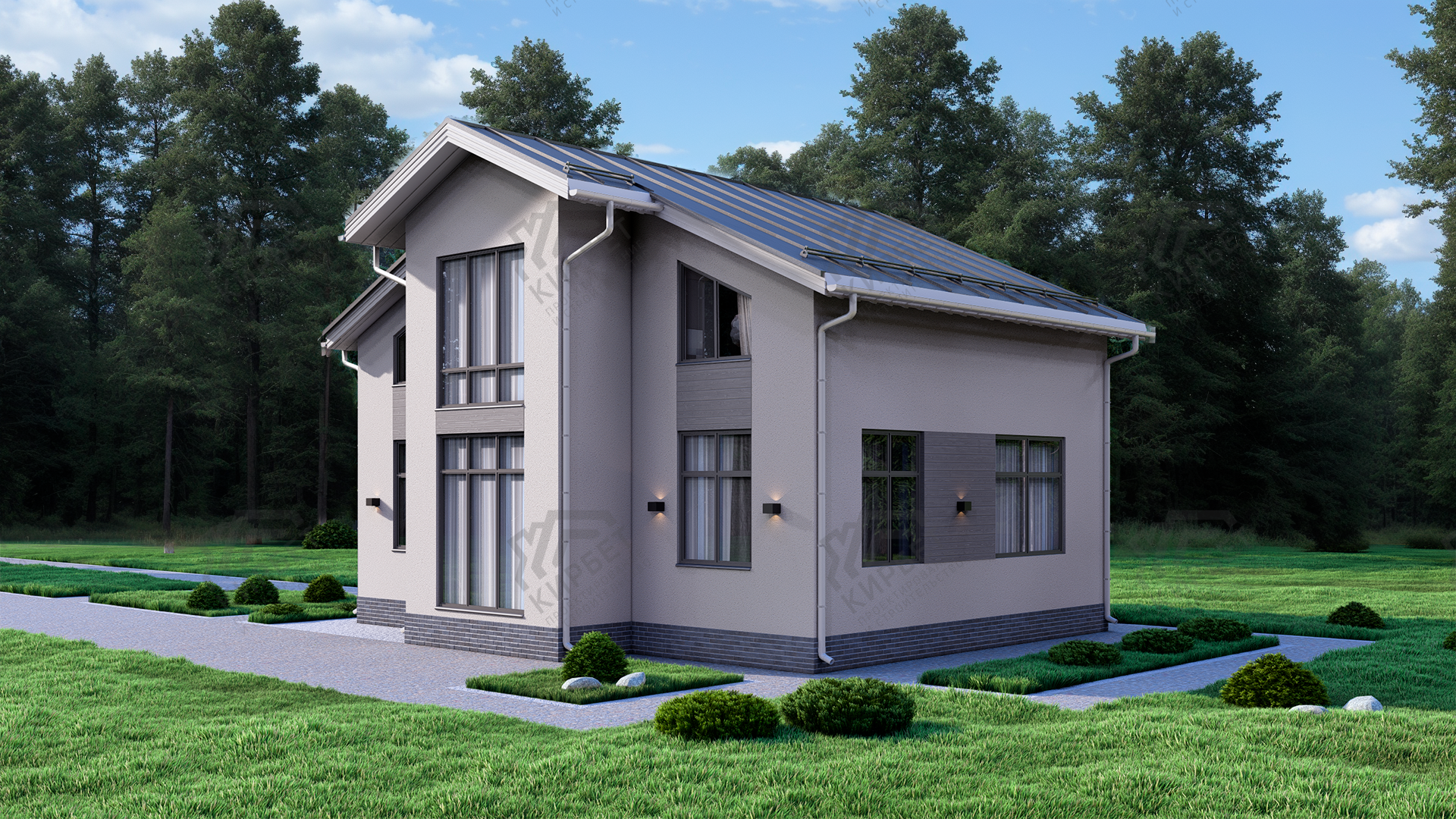 Проект дома из керамоблоков 10х12 ТКБ-152: цена 7380000 руб.