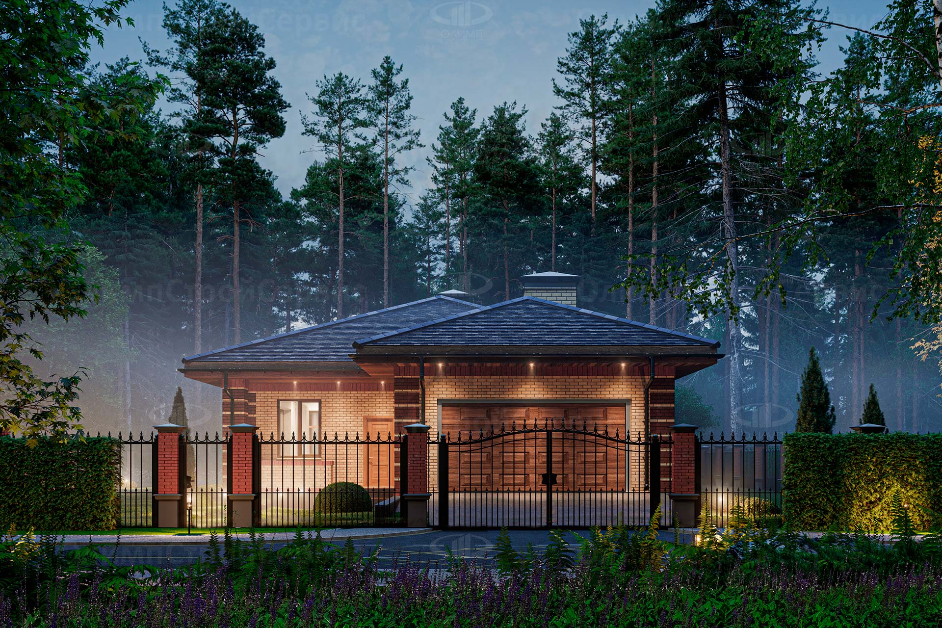 Небольшой одноэтажный дом «Вивон»