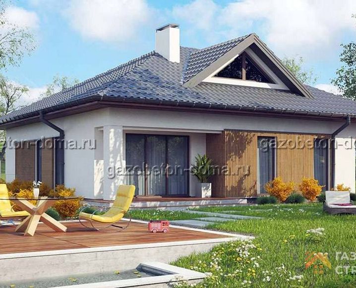 Дом из газобетона Проект ГБ-194