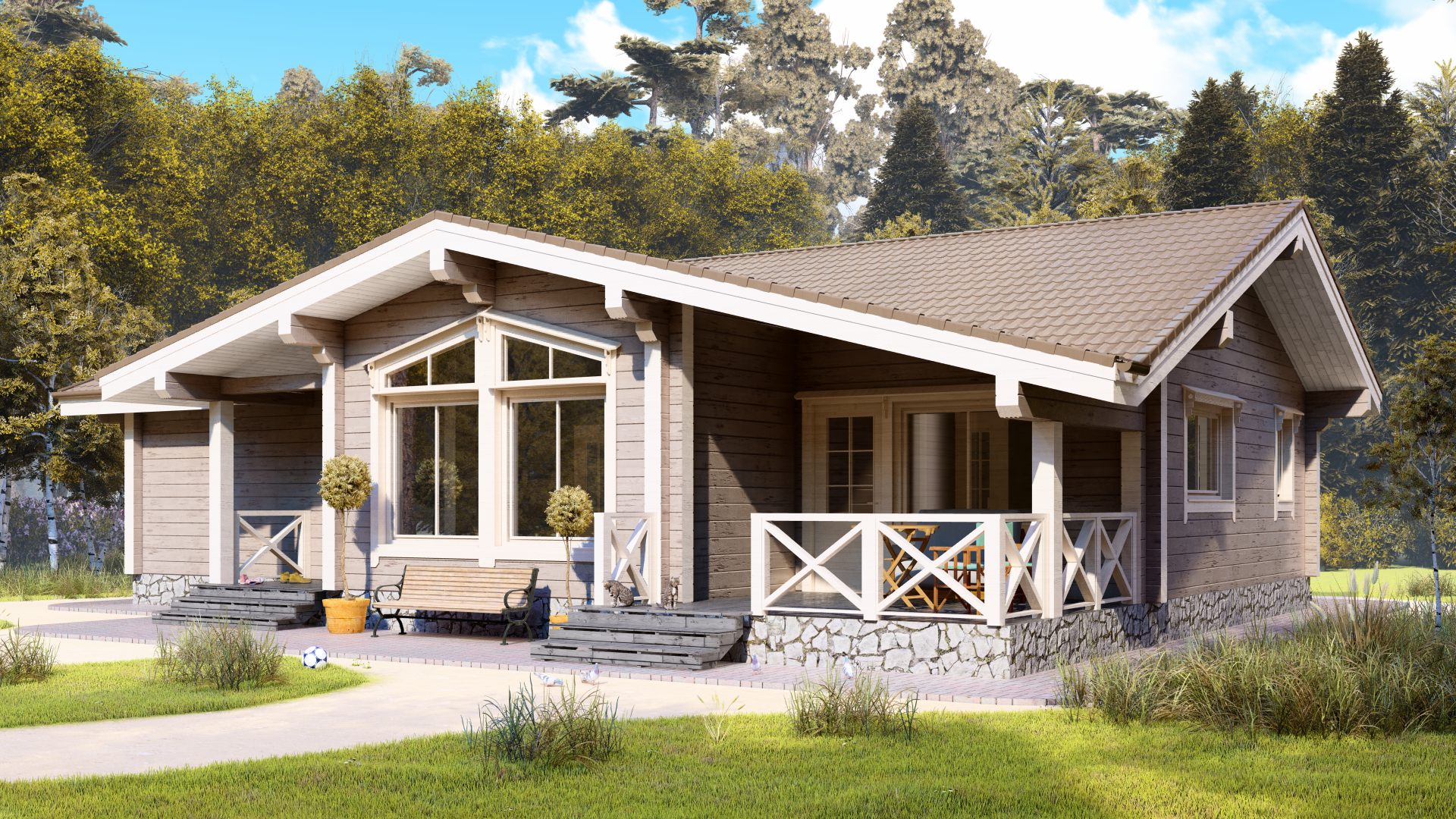 Проект дома «Атлантик» | ЭкоТех