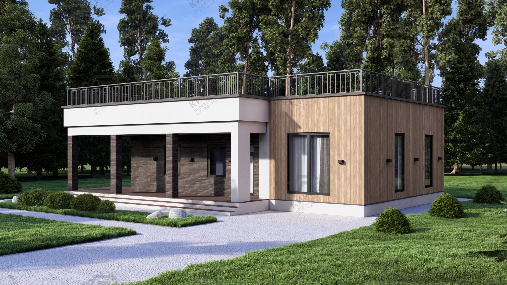 Проект дома из керамоблоков 14х10 ТКБ-110: цена 7290000 руб.