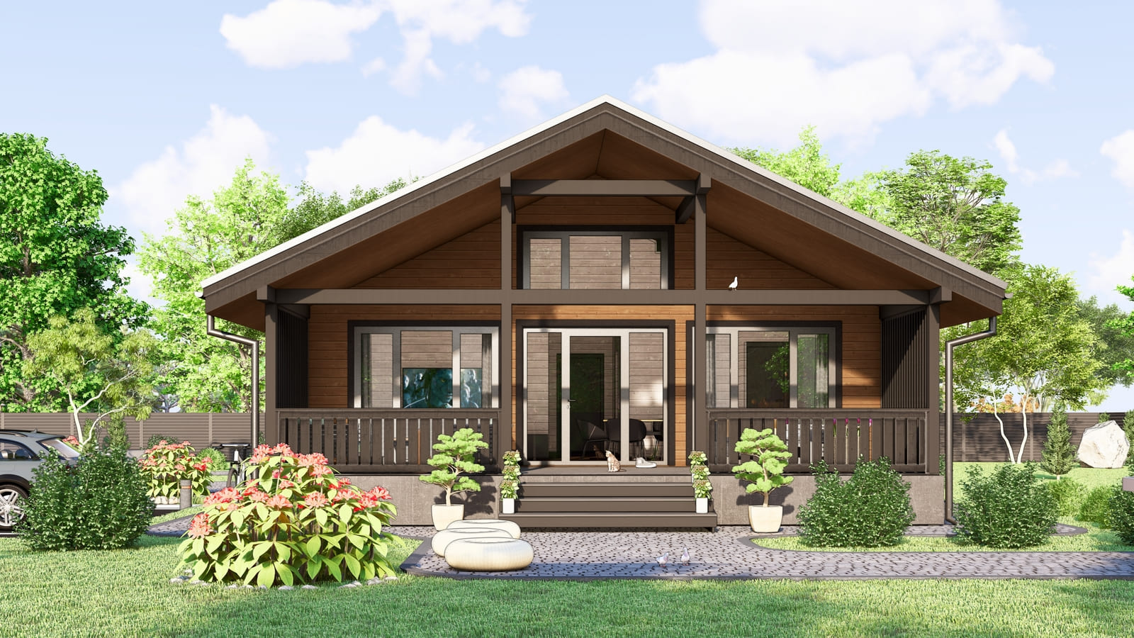 Каркасный дом «Фрезия» | ЭкоТех