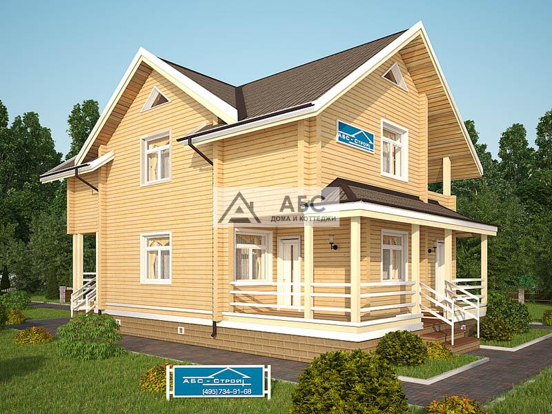 Проект одноэтажного дома "Константиново" из бруса
