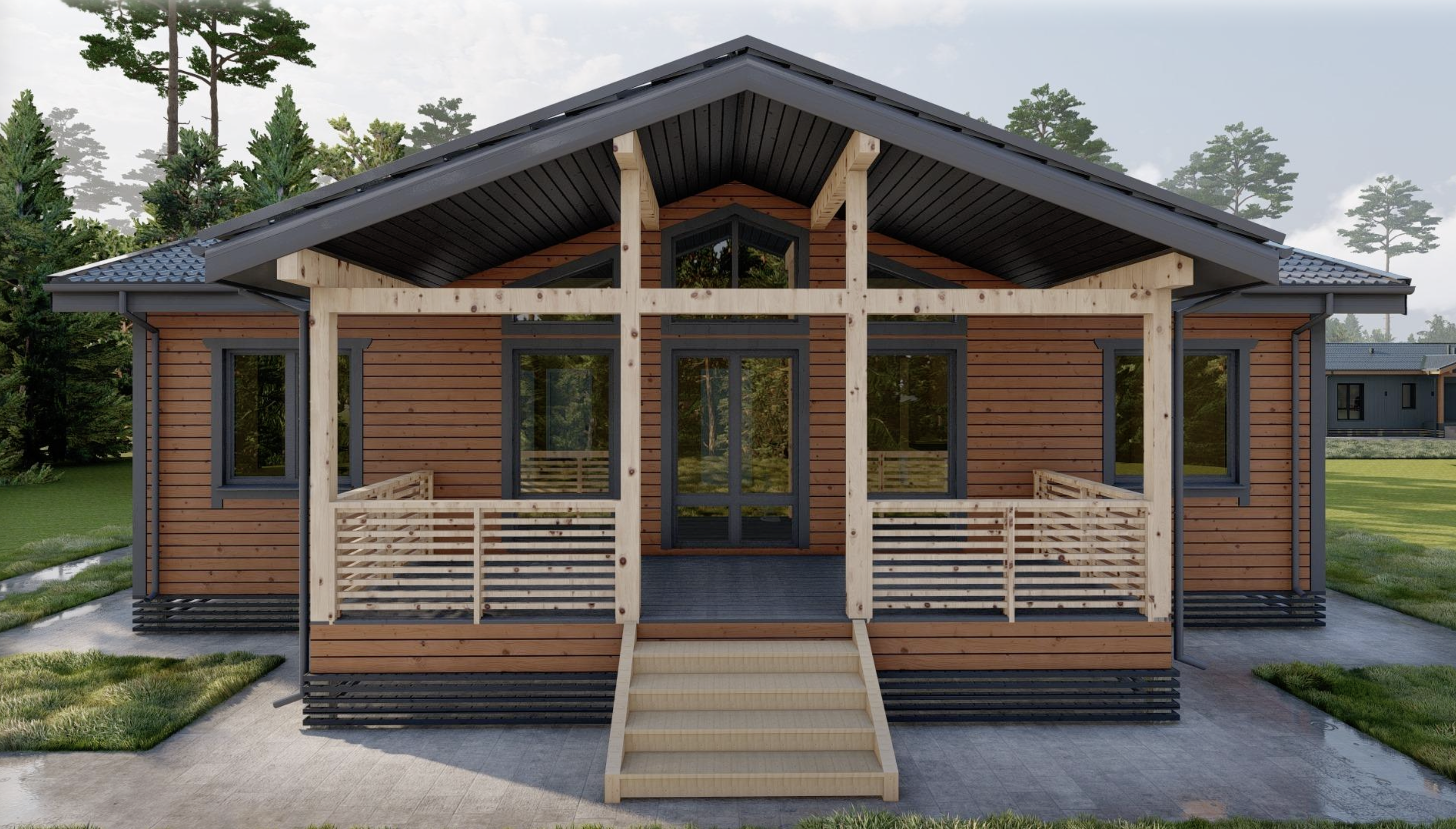 Кирпичный дом С-126 К «Грейс Мини»