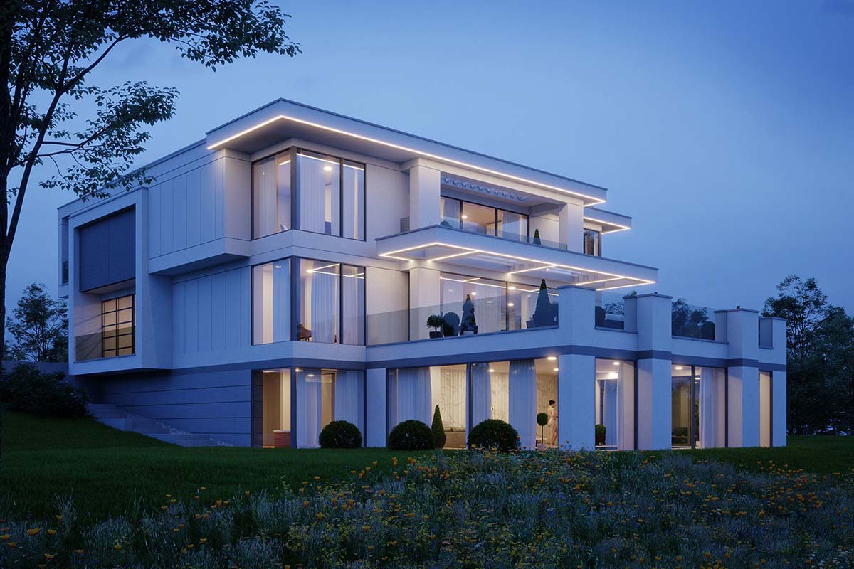 Большой коттедж с бассейном «Пант»