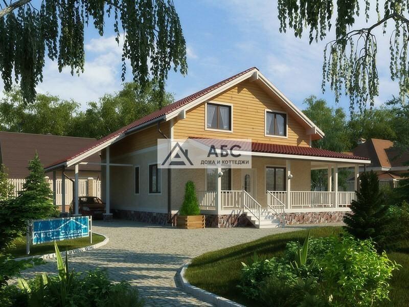 Проект одноэтажного каркасного дома "Ио"