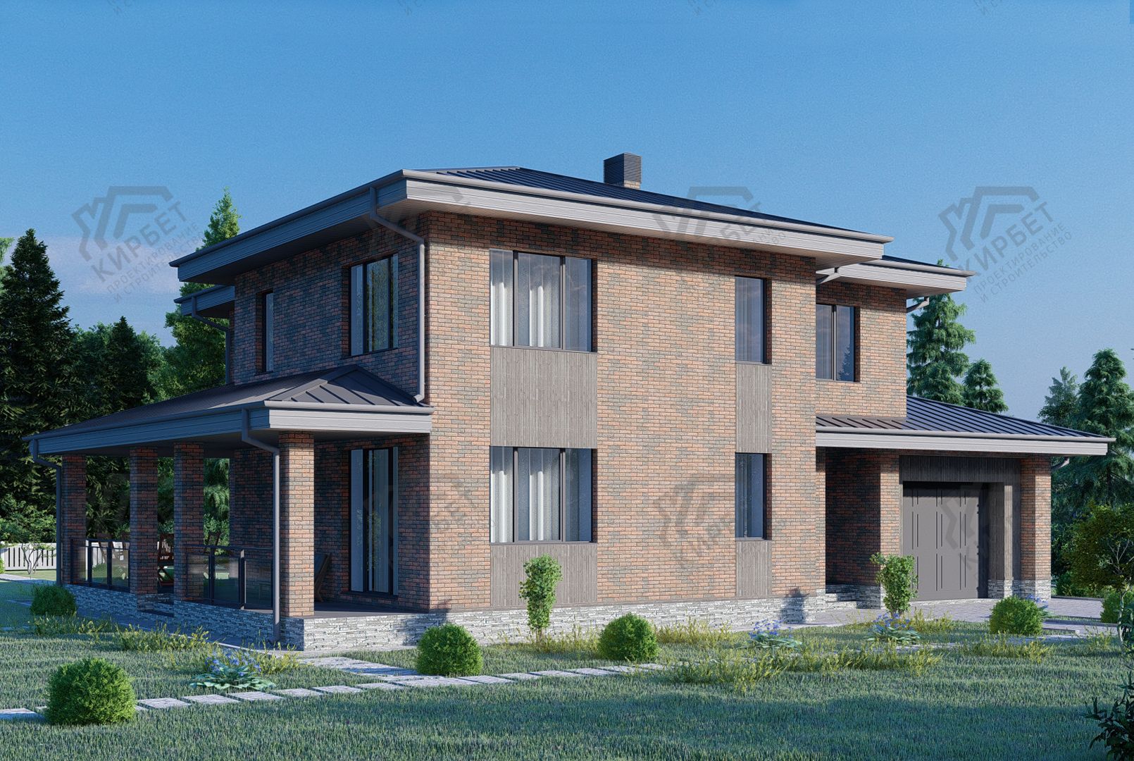 Проект дома из газоблоков 18х13 ГББ-244: цена 10667000 руб.