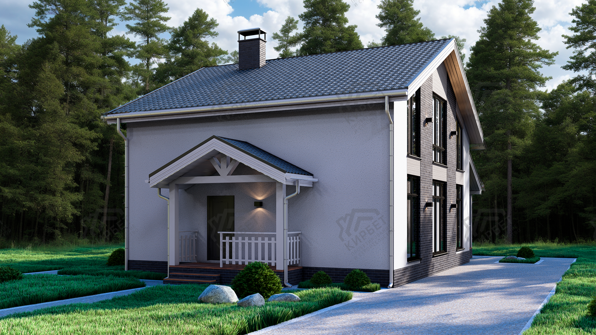 Проект дома из газоблоков 10х12 ГББ-198: цена 7855000 руб.