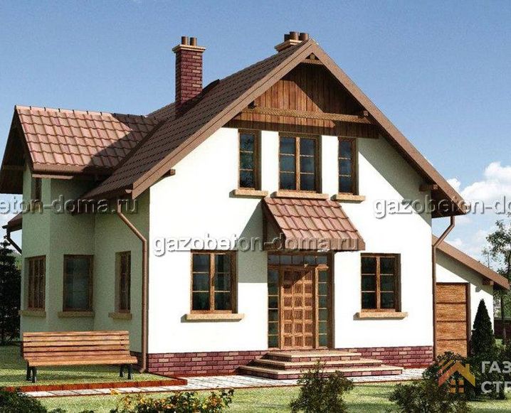 Дом из газобетона Проект ГБ-237