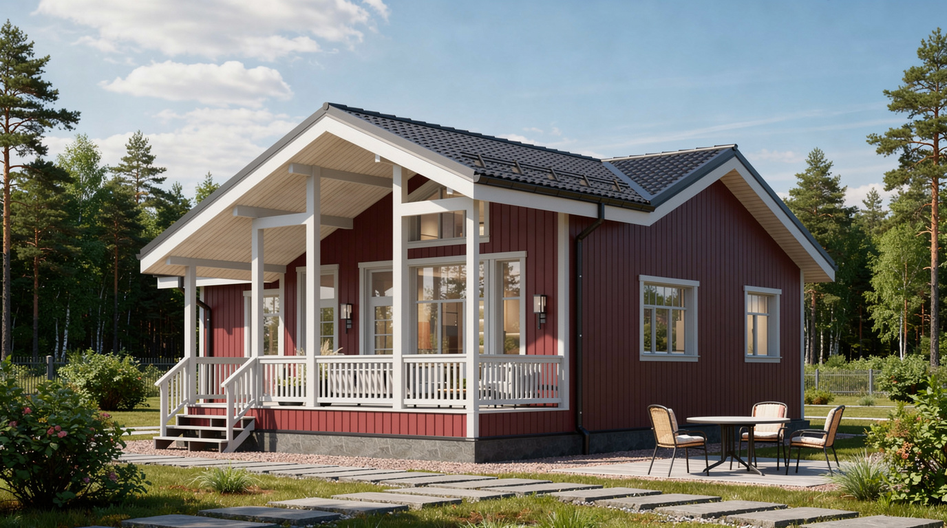 Проект каркасного дома КП-151