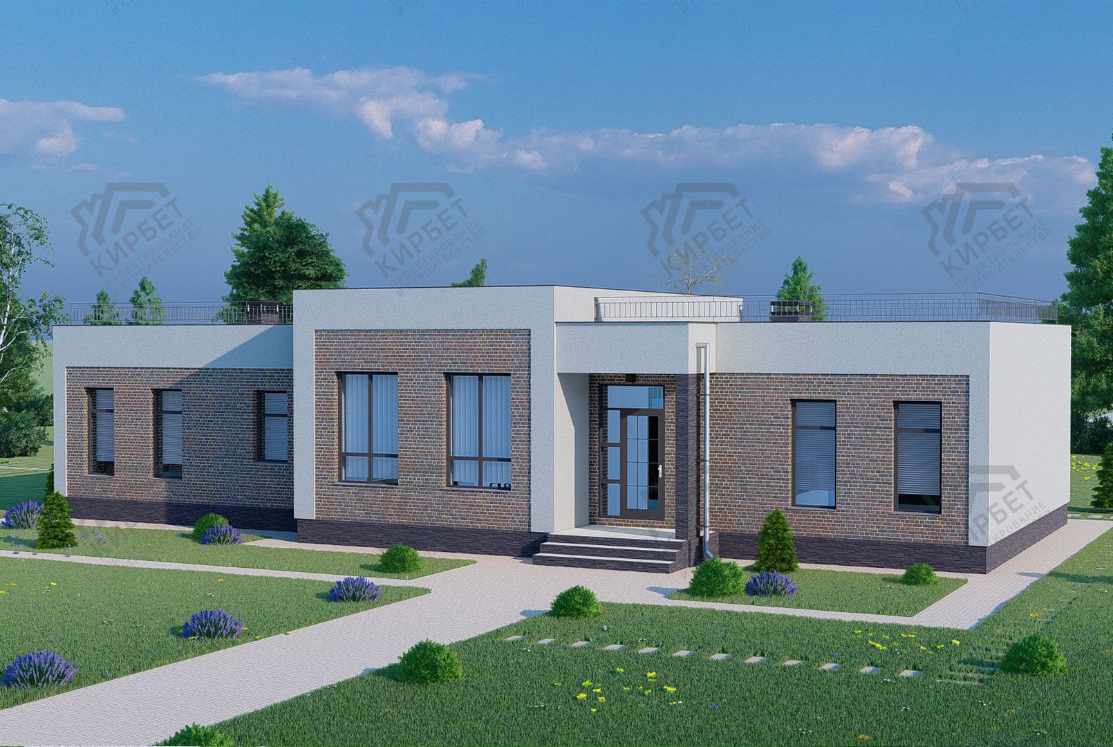 Проект дома из газоблоков 21х10 ГББ-164: цена 10250000 руб.