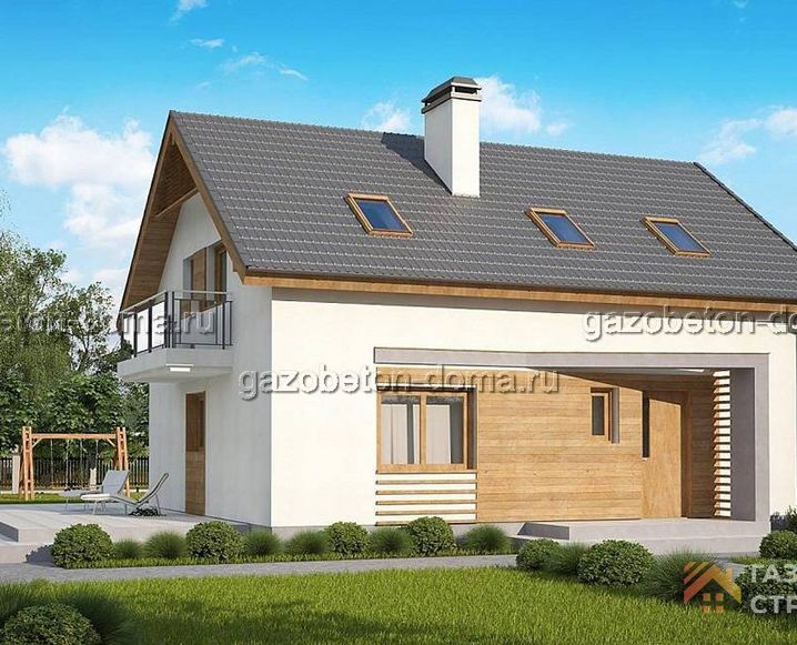 Дом из газобетона Проект ГБ-219