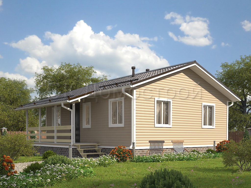 Дом «Спиридонов» 9х9 м