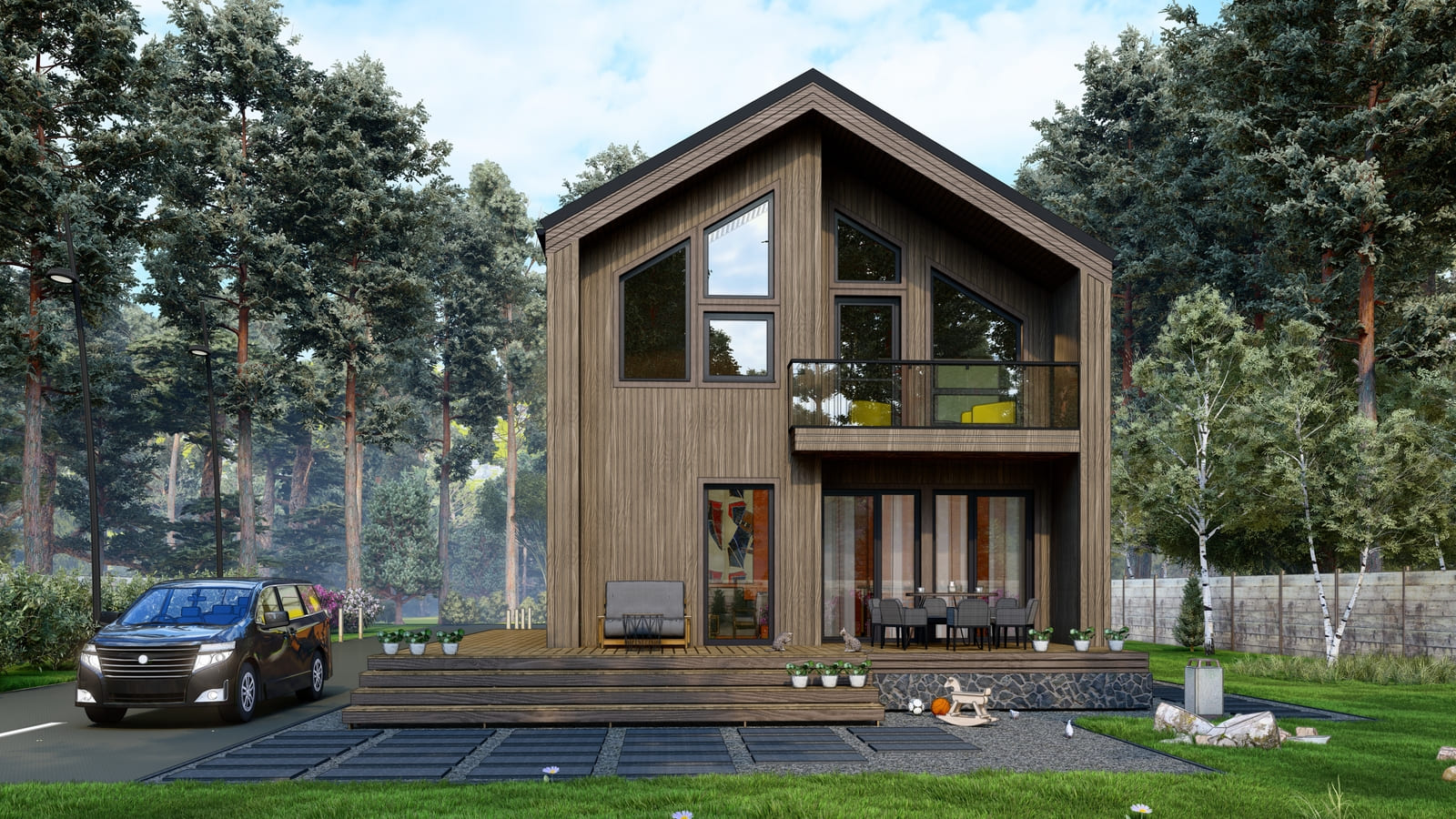 Каркасный дом «Лотос» | ЭкоТех