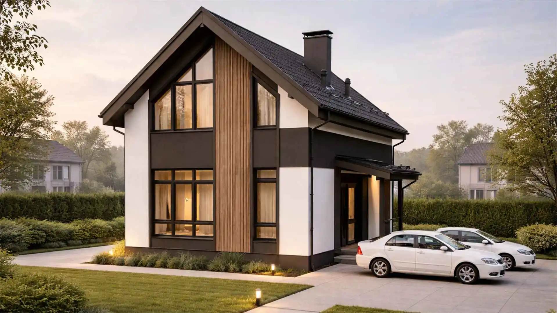 Дом по проекту «ЗС 209-22» - Золотое Сечение