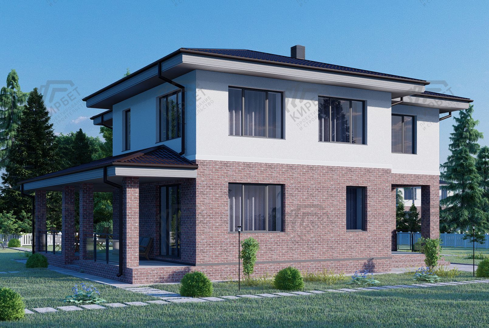 Проект дома из керамоблоков 14х13 ТКБ-220: цена 9303000 руб.