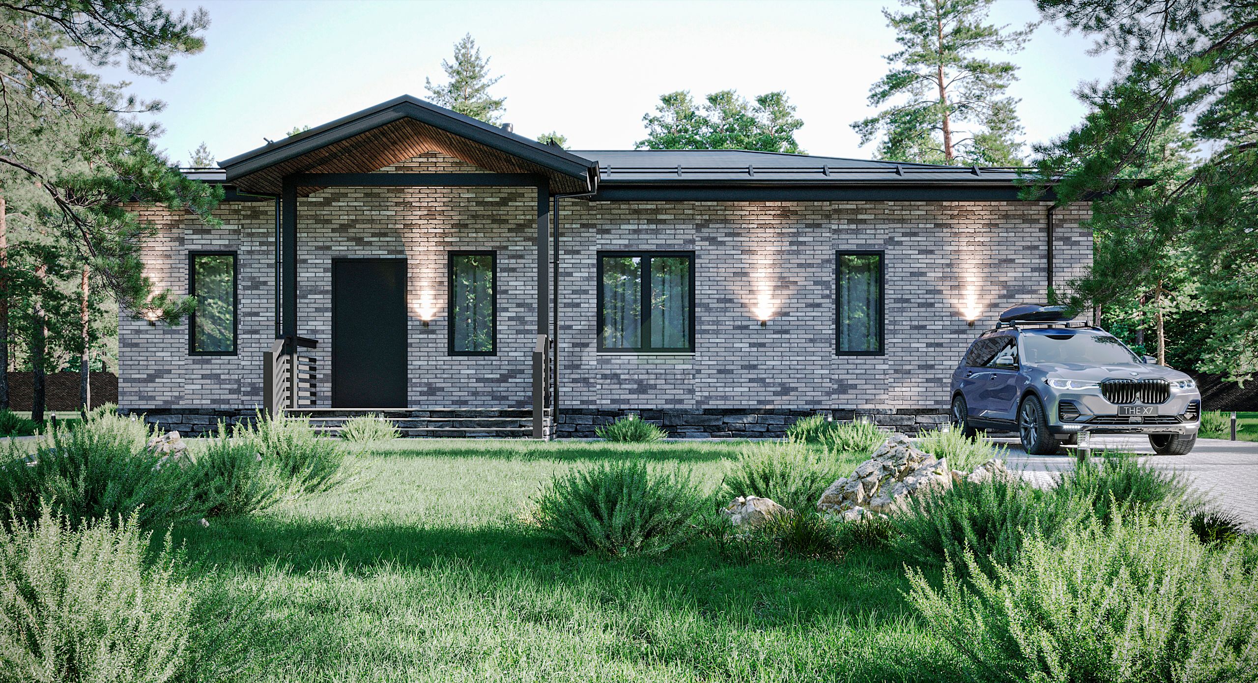 Каркасный дом С-141 КР «Монарх»