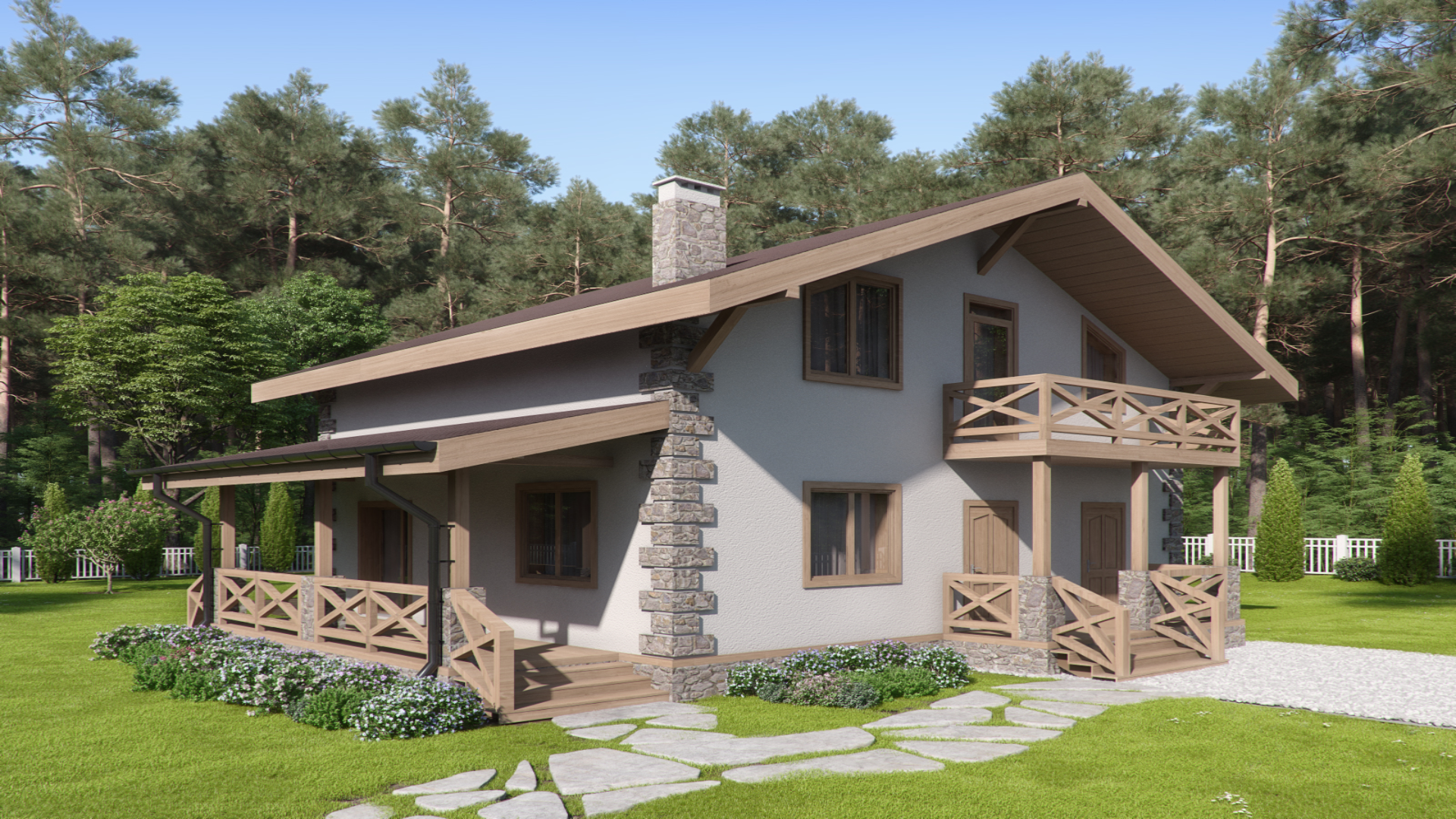 Дом по проекту «ЗС 335-18» - Золотое Сечение