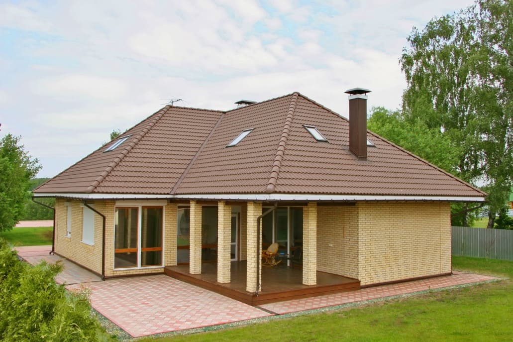 Проекты домов из газобетона Бунгало 2 S под ключ