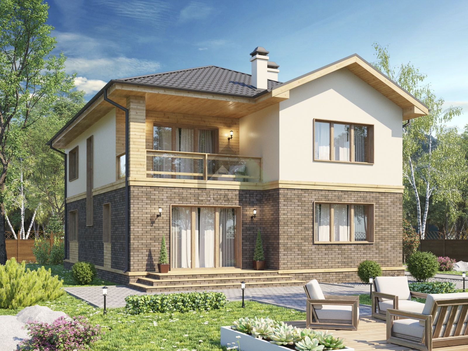 Кирпичный дом С-242 К «Сияние»