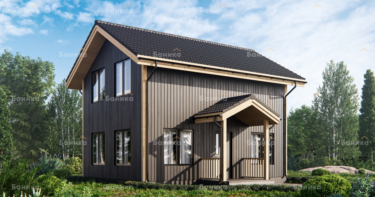 Каркасный дом «Токсово-1