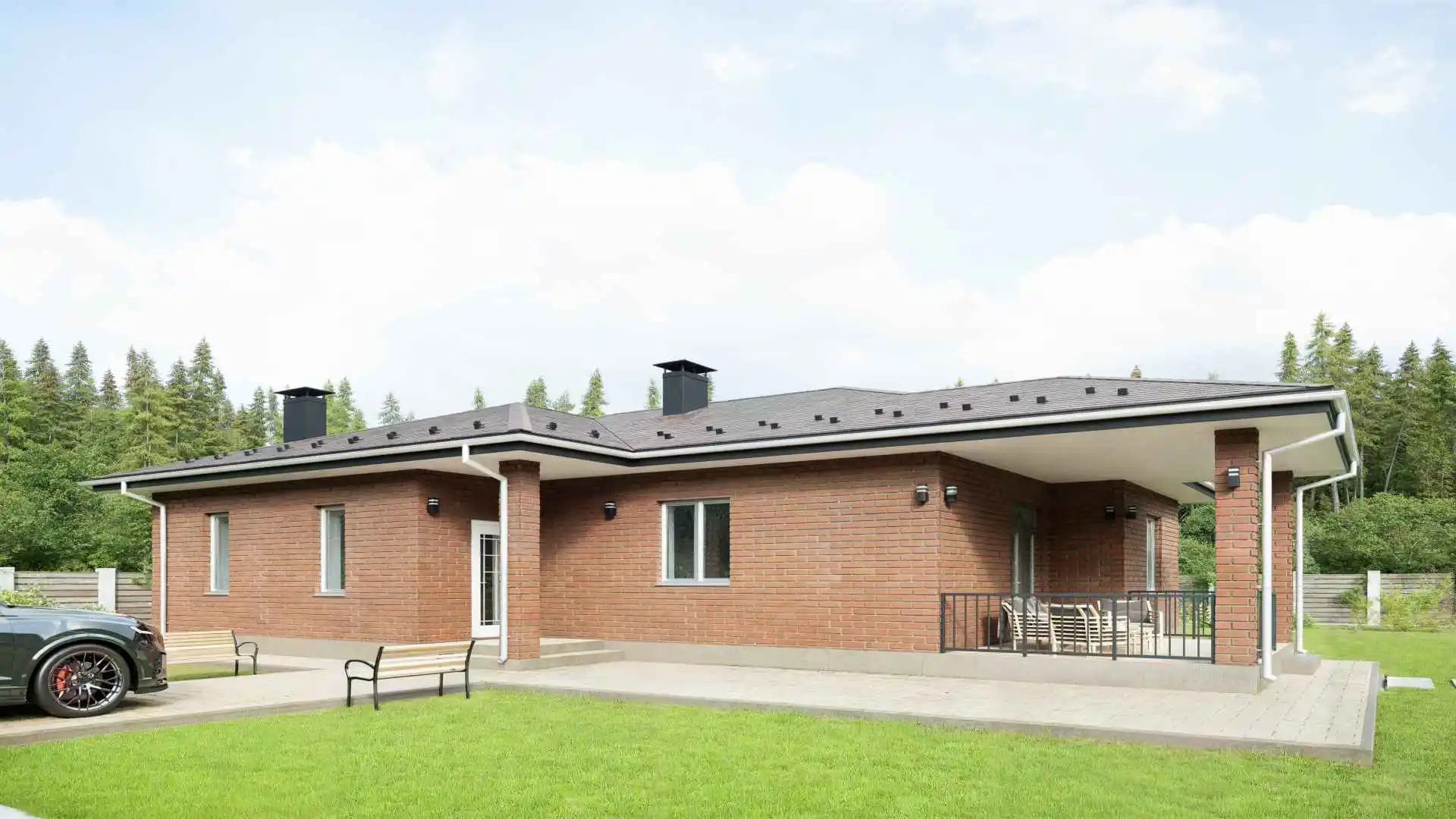 Дом по проекту «ЗС 239-25» - Золотое Сечение