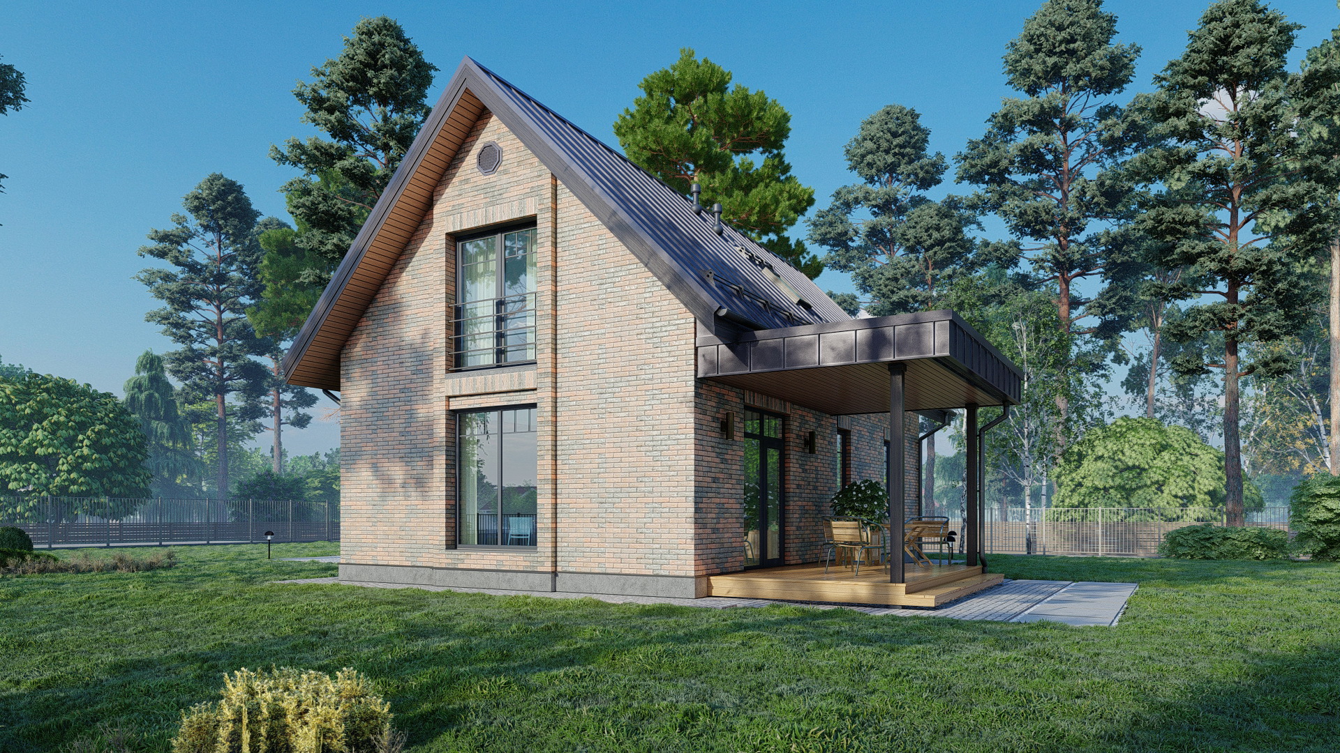 Дом из газобетона "Глэндейв"