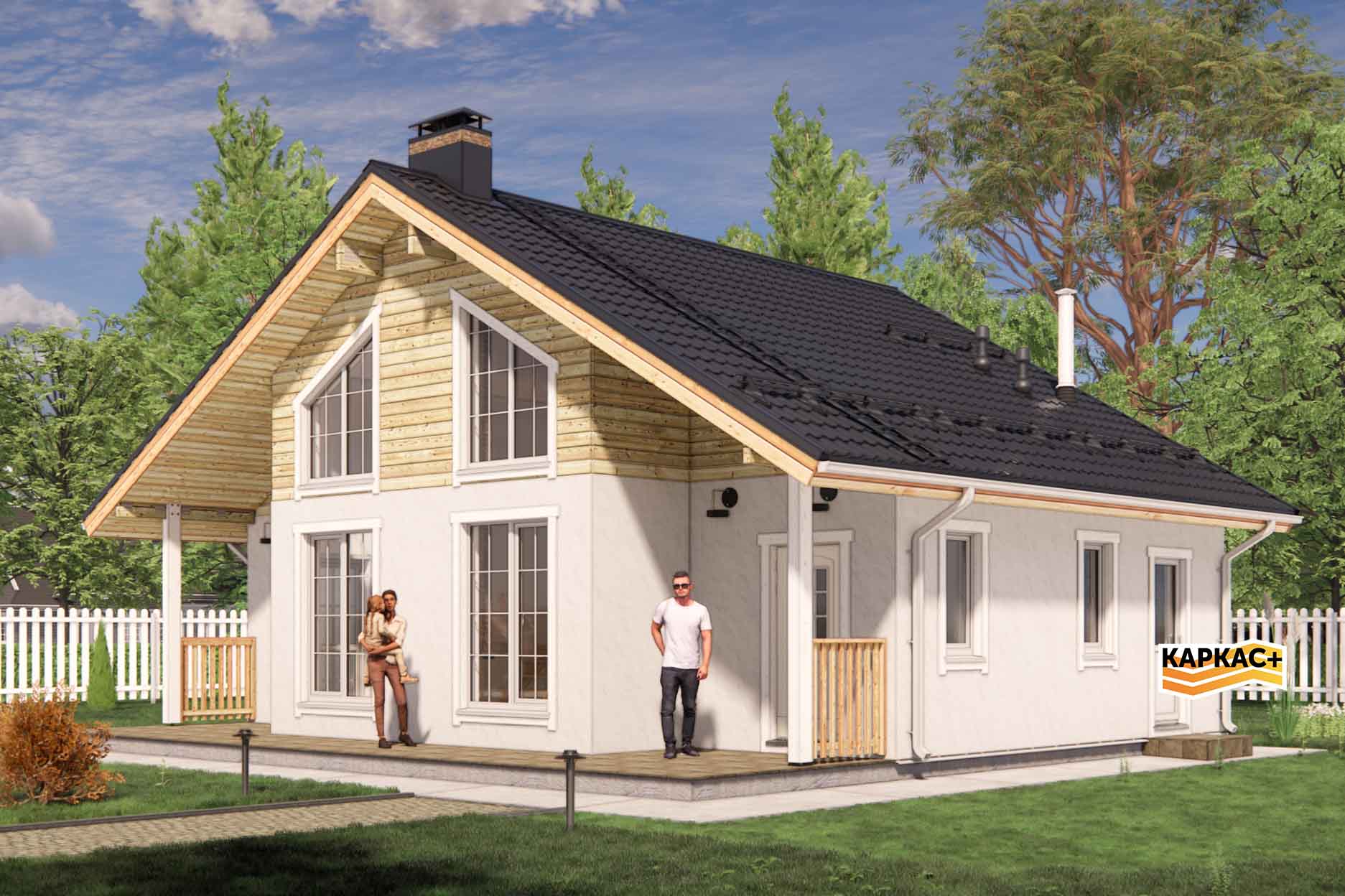 Проект каркасного дома КП-935