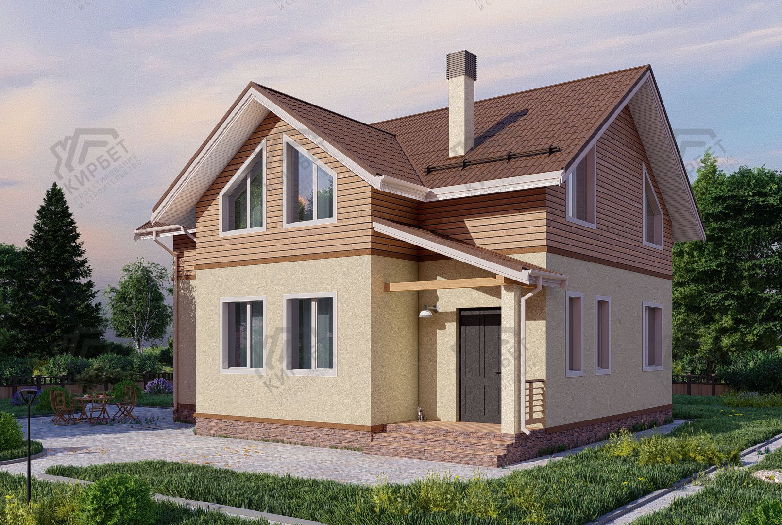 Проект дома из газоблоков 11х9 ГББ-130: цена 6242000 руб.