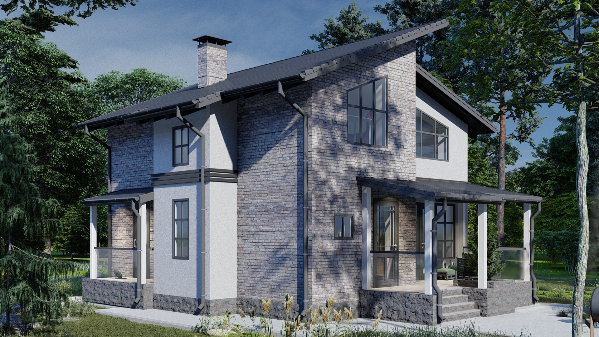 Дом по проекту «ЗС 31-80» - Золотое Сечение