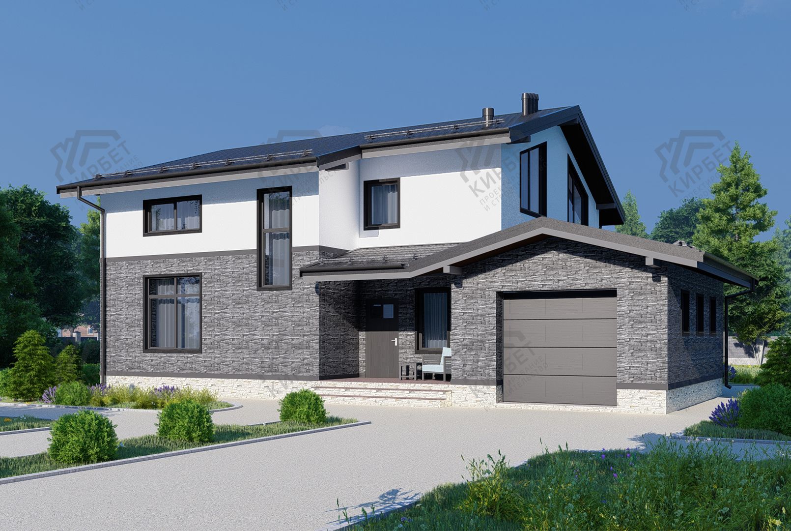 Проект дома из газоблоков 16х11 ГББ-216: цена 9190000 руб.