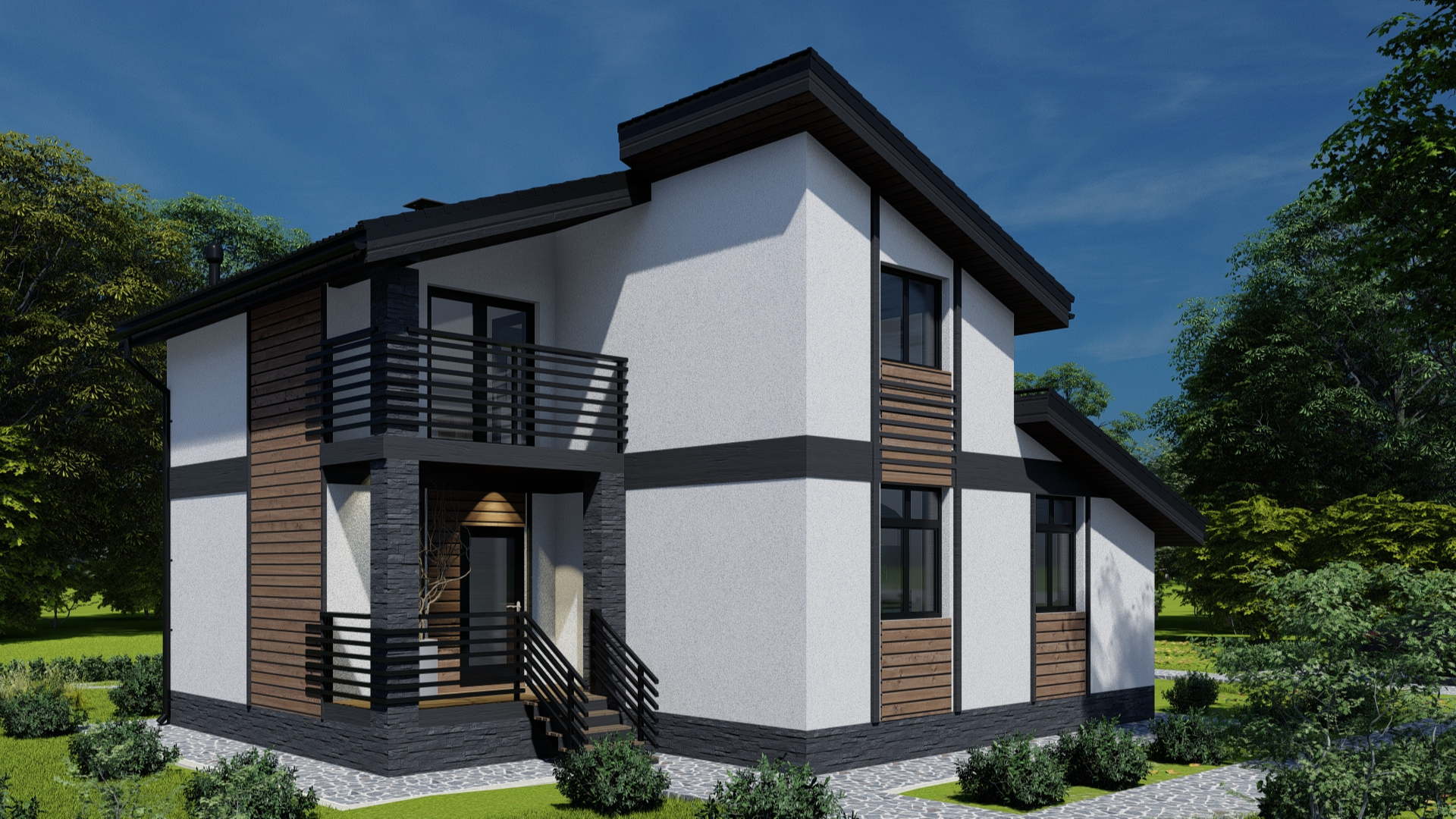 Дом по проекту «ЗС 31-77» - Золотое Сечение