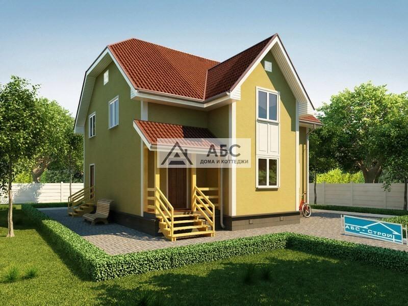 Проект одноэтажного каркасного дома "Меркур"