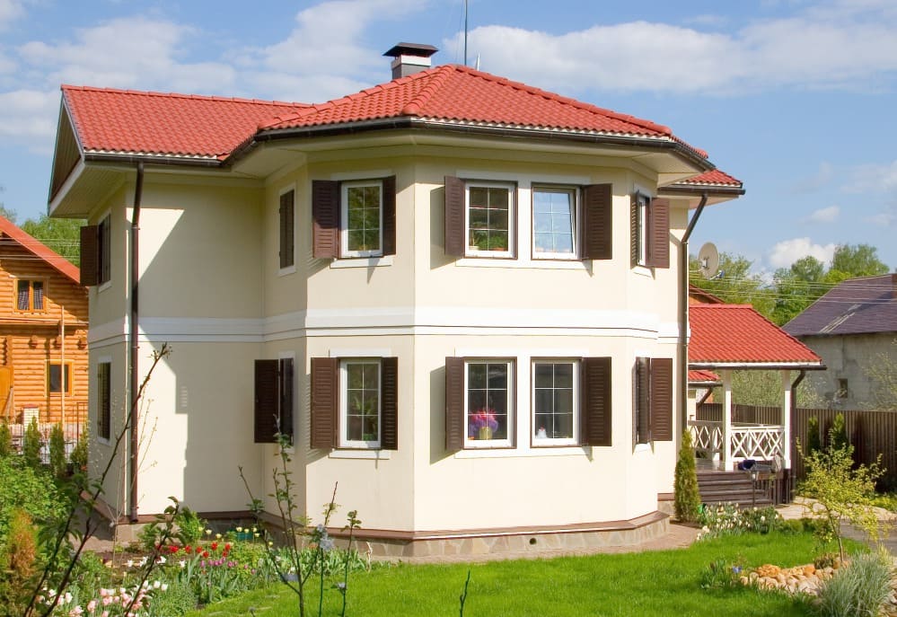 Проект двухэтажного каркасного дома Усадьба XL под ключ от компании БАКО