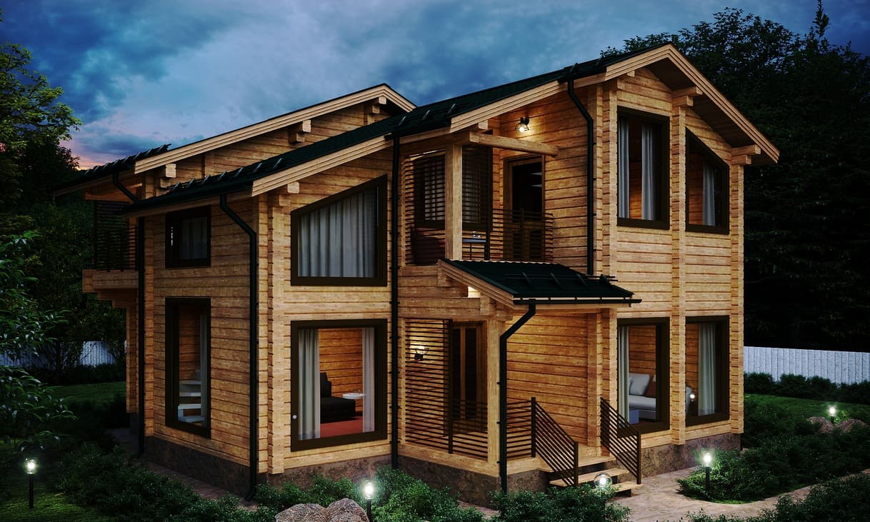 Проект 3 спальни, второй свет № 363