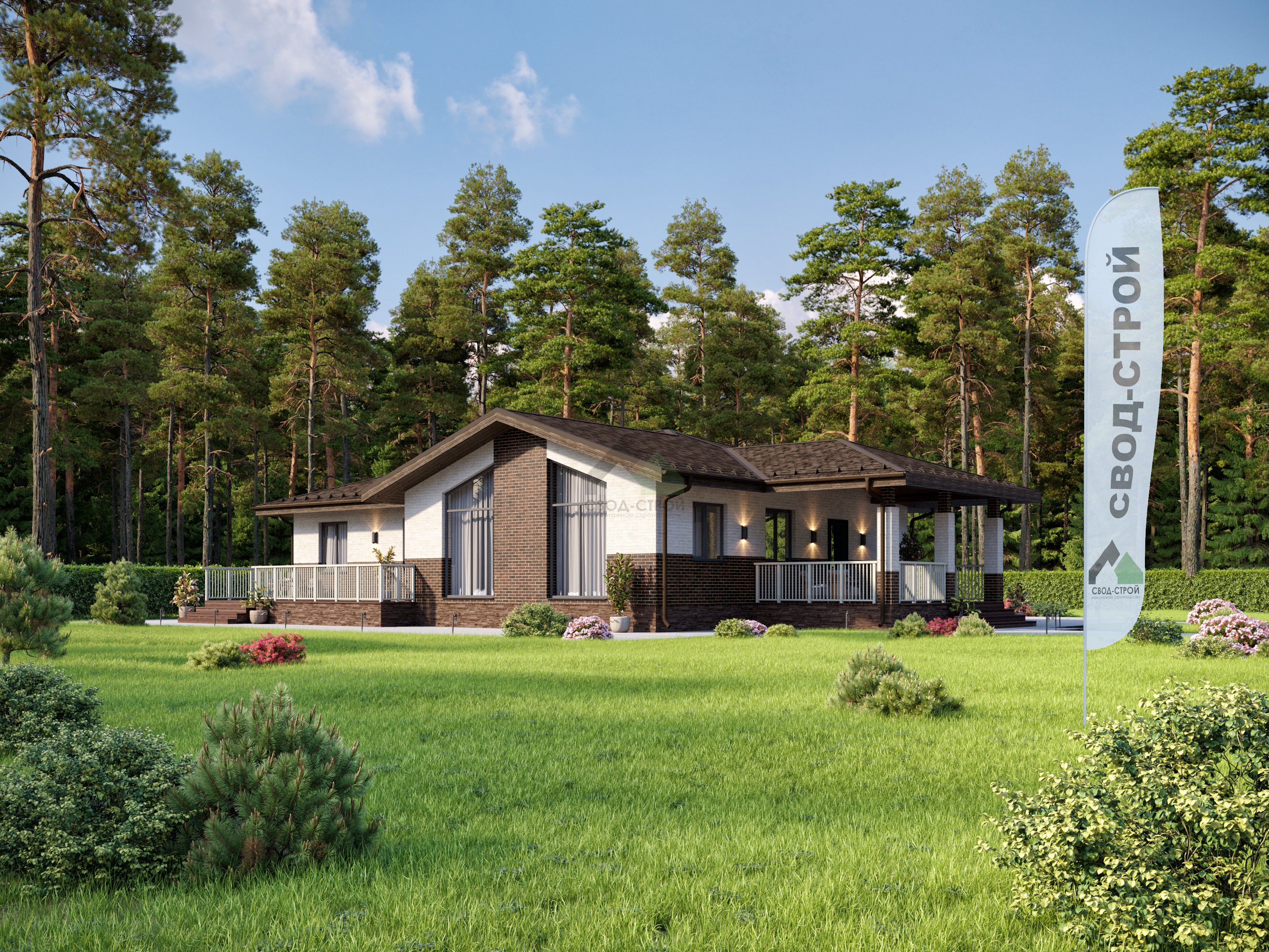 Дом из керамических блоков С-234 КЕ «Дион»