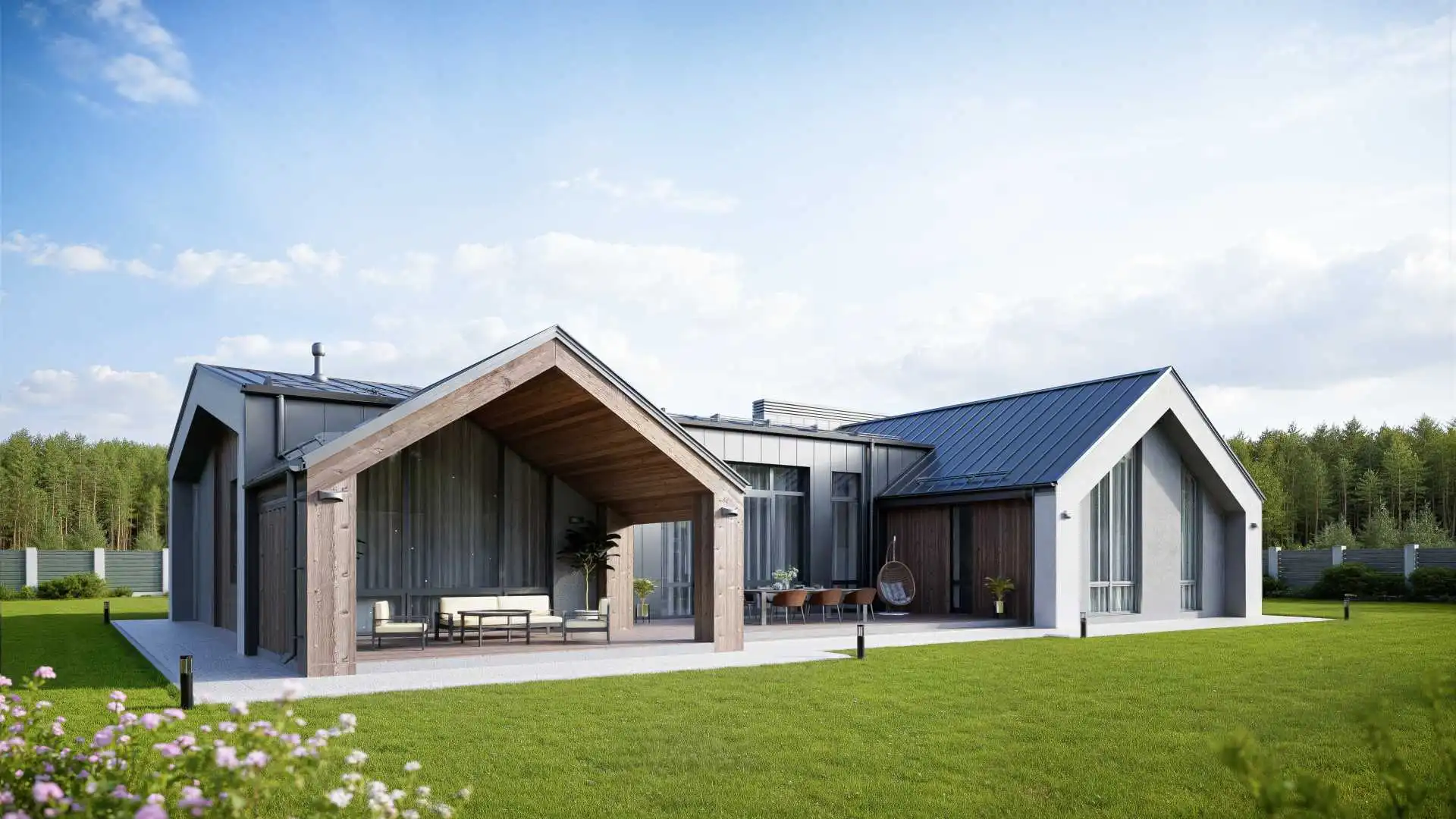 Дом по проекту «ЗС 14-25» - Золотое Сечение