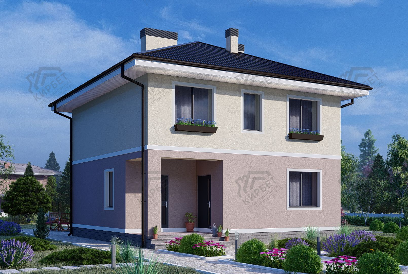 Проект дома из газоблоков 9х12 ГББ-151: цена 7118000 руб.