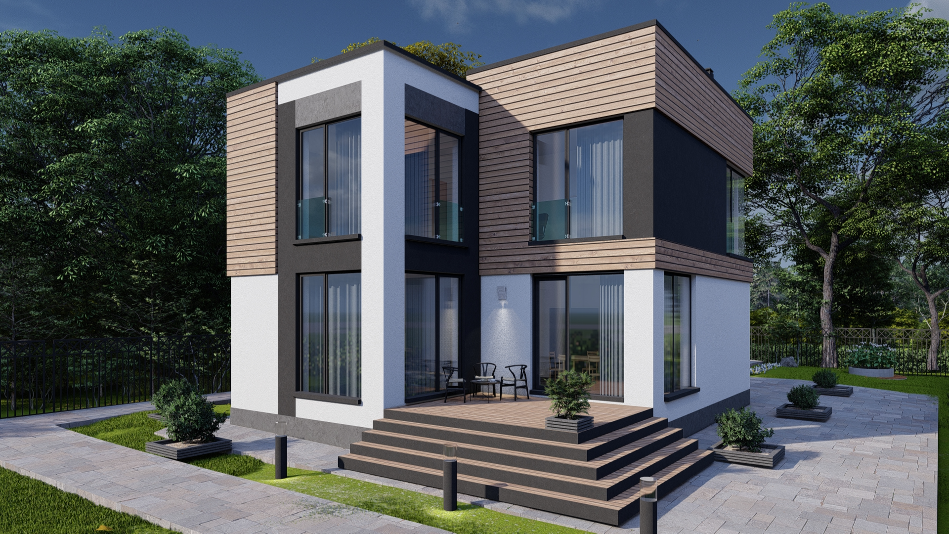 Дом по проекту «ЗС 922-21» - Золотое Сечение