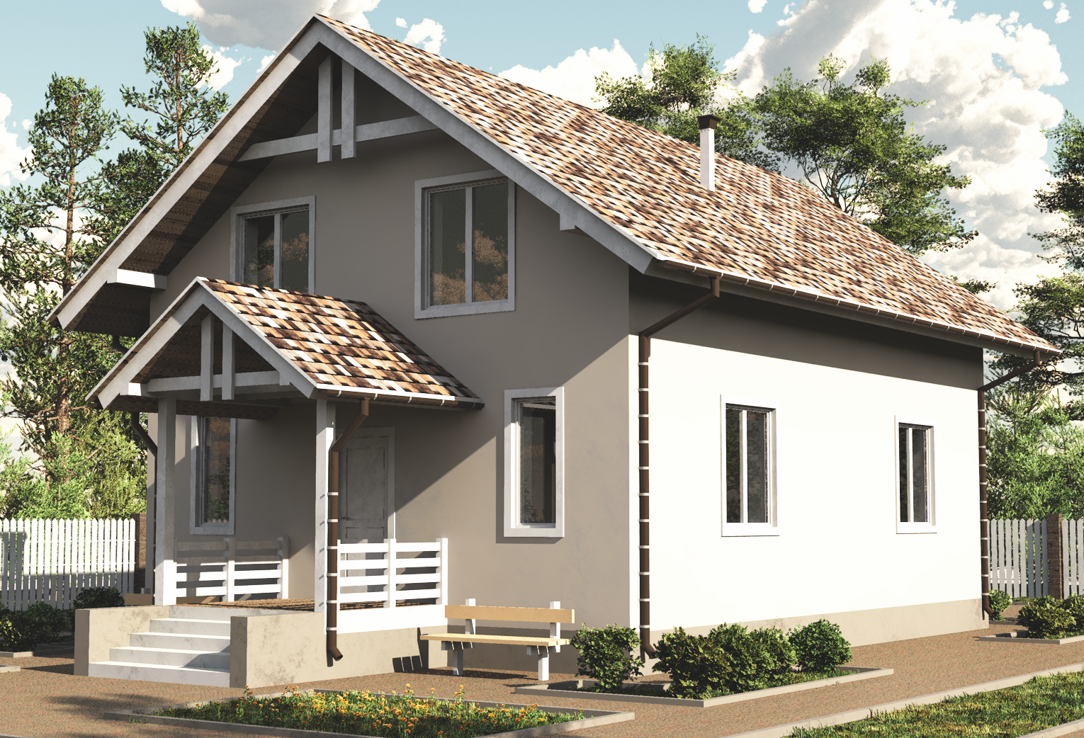 Дом по проекту «ЗС 4-16» - Золотое Сечение